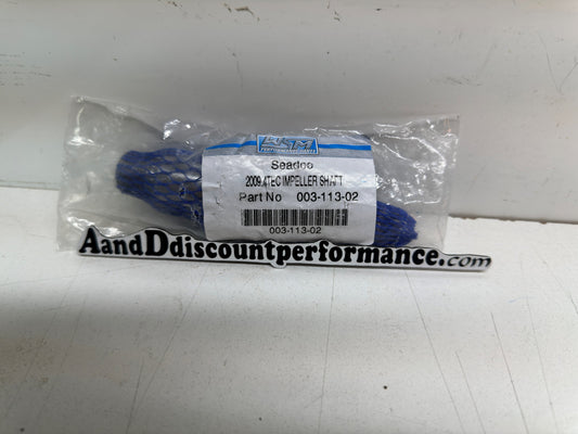 WSM Sea-Doo 1503 Impeller Shaft 003-113-02 - 125mm - OEM # 267000388