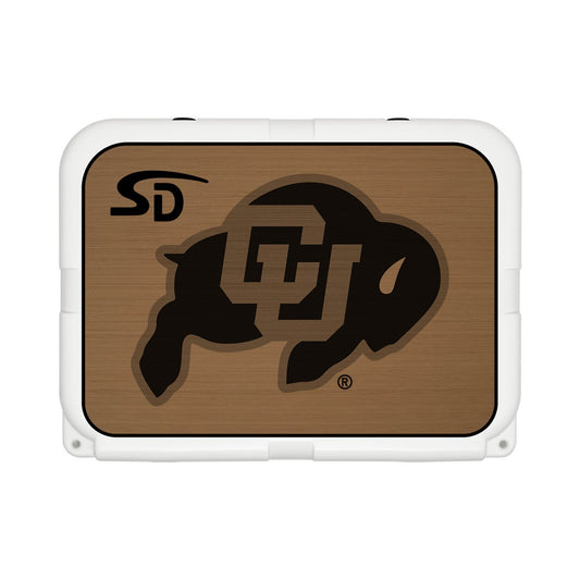 Seadek Collegiate Cooler Pad - YETI Tundra 35 - Mocha / Black, University of Colorado - 57502-80093