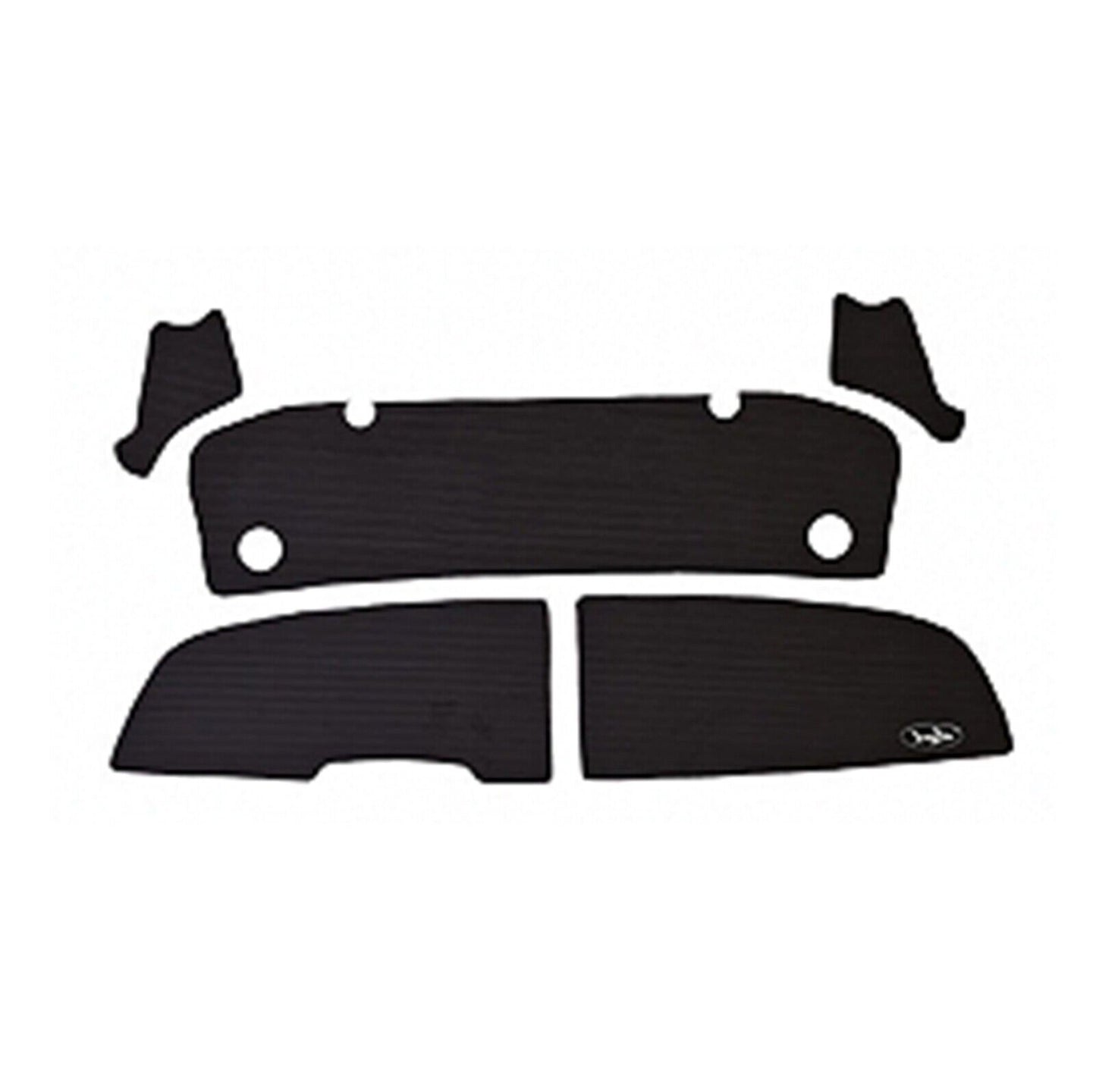 SBT Blacktip Exterior Black/White Wide Groove Mat Kit Yamaha AR190 2011-2012 - 130BE904Ext