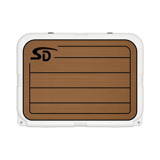 Seadek YETI Tundra 35 Teak Cooler Pad - Mocha / Black - 53639-80093