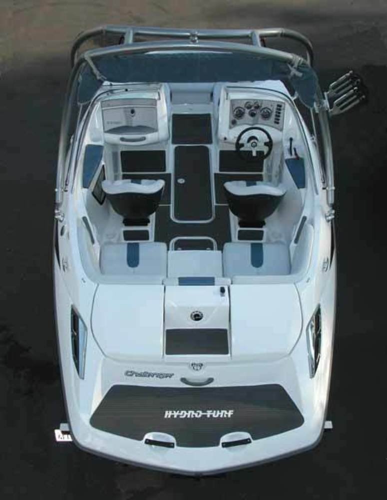 Hydro-Turf Jet Boat Mats Sea-Doo (05-06) CHALLENGER 180 SD17 Black CUT GROOVE