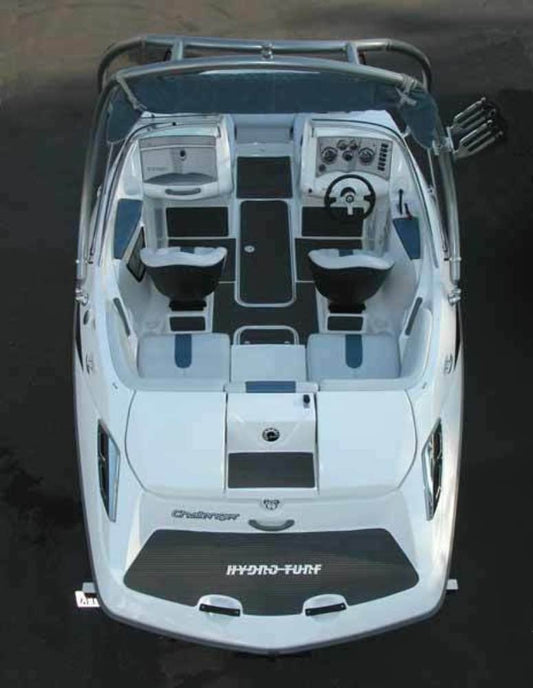 Hydro-Turf Jet Boat Mats Sea-Doo (05-06) CHALLENGER 180 SD17 Black CUT GROOVE