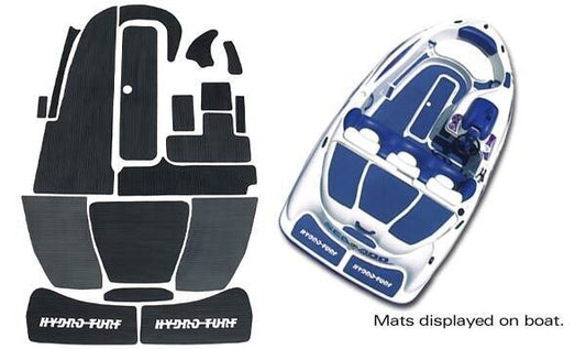 Hydro-Turf Mat Kit  Sea-Doo 96 Speedster  96-99 Sportster SD02 Black Goove 3M