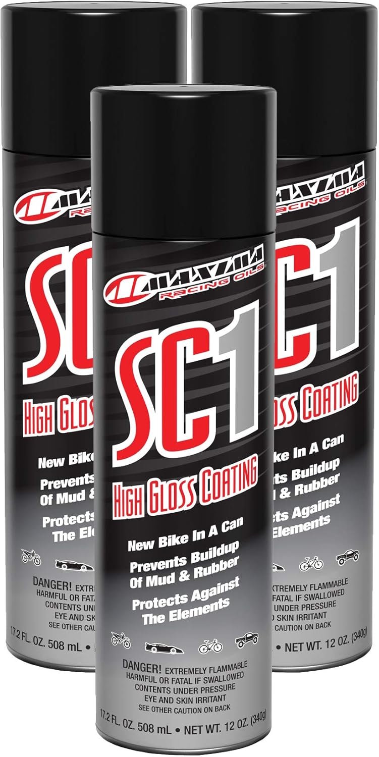INSTOCK 3 Pack of Maxima SC1 Clear Coat Silicone Spray - 78920