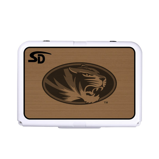 Seadek Collegiate Cooler Pad - RTIC 20 - Mocha / Black, University of Missouri - 58859-80093