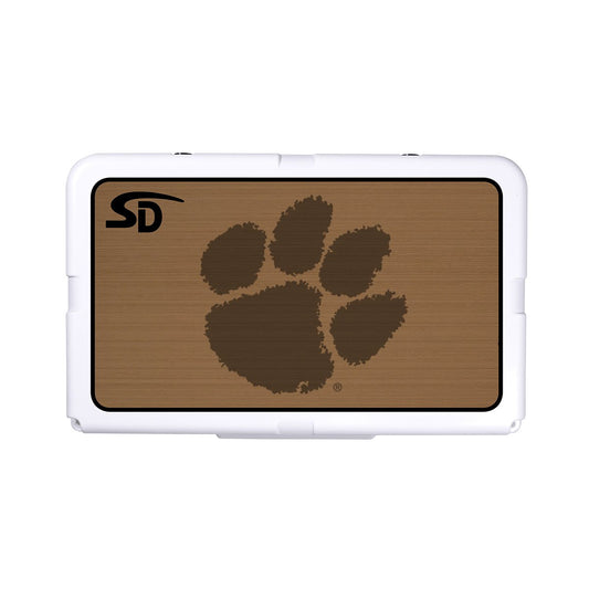 Seadek Collegiate Cooler Pad - RTIC 45 - Mocha / Black, Clemson - 57662-80093