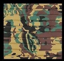 Hydro-Turf 40X62 Boating Carpet sht40cg Sheet GREEN CAMO CUT GROOVE W/3M