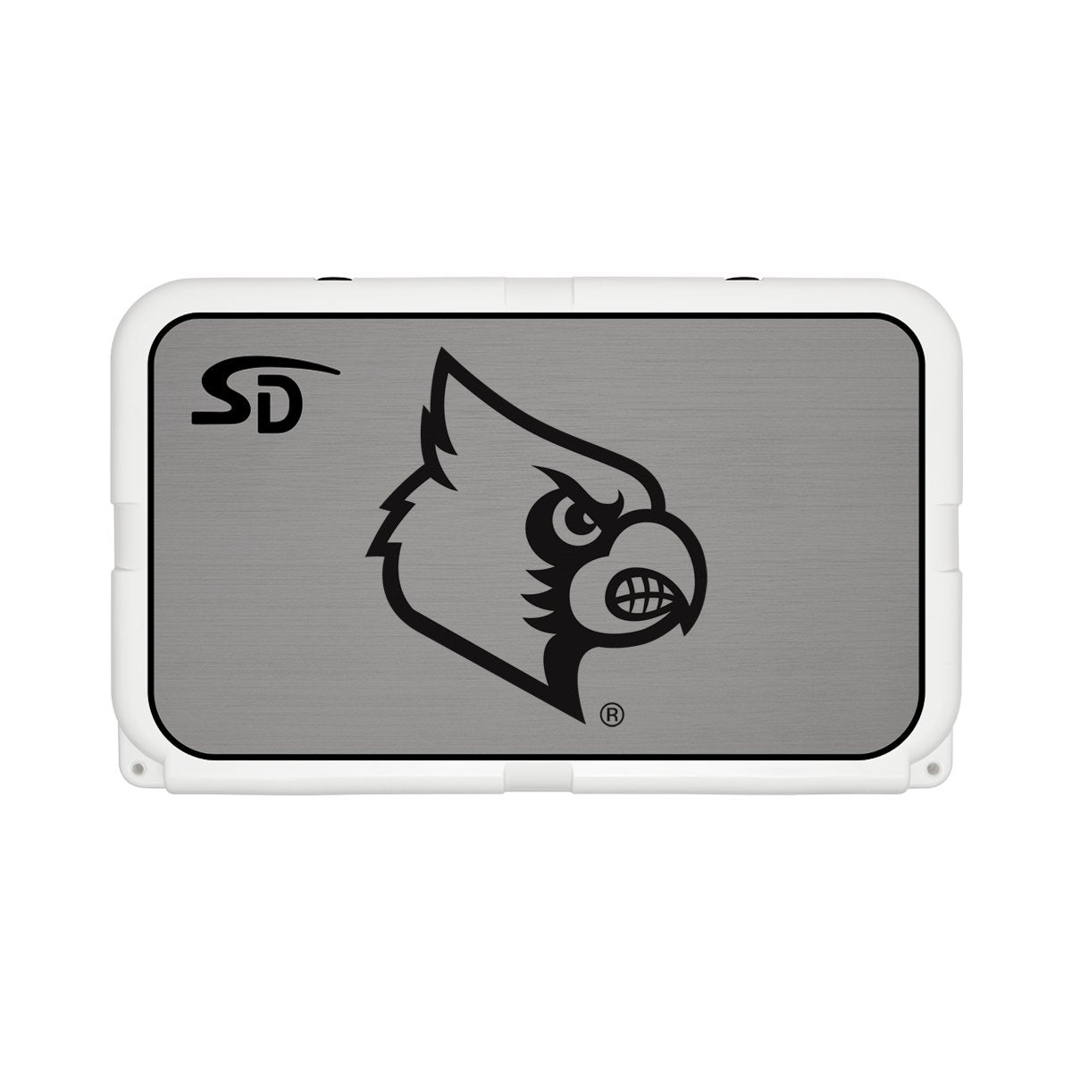 Seadek Collegiate Cooler Pad - YETI Tundra 45 - Storm Gray / Black, University of Louisville - 58822-80066