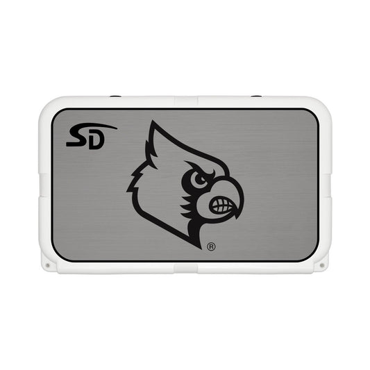 Seadek Collegiate Cooler Pad - YETI Tundra 45 - Storm Gray / Black, University of Louisville - 58822-80066