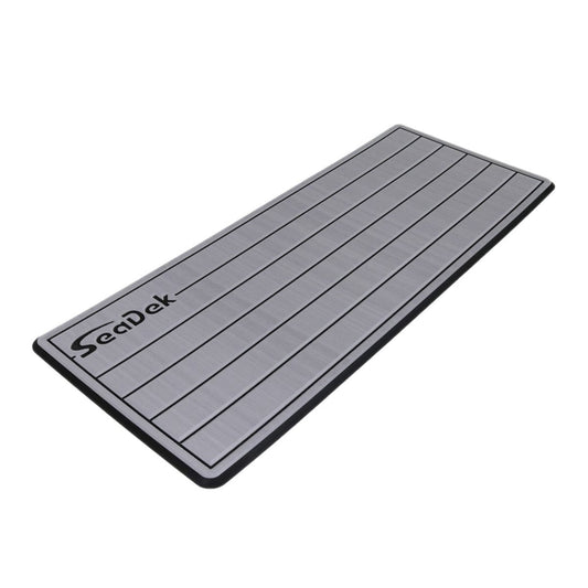 Seadek Dual Density Teak Helm Pad - Storm Gray / Black, Large 16 x 39 - 53601-80324