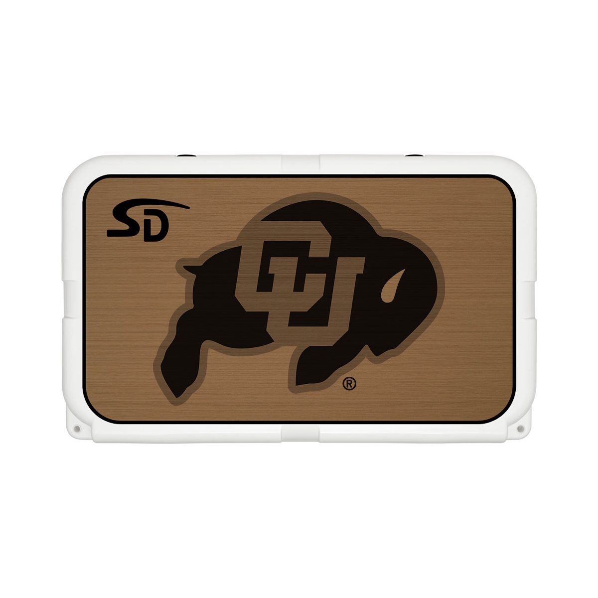 Seadek Collegiate Cooler Pad - YETI Tundra 45 - Mocha / Black, University of Colorado - 57503-80093