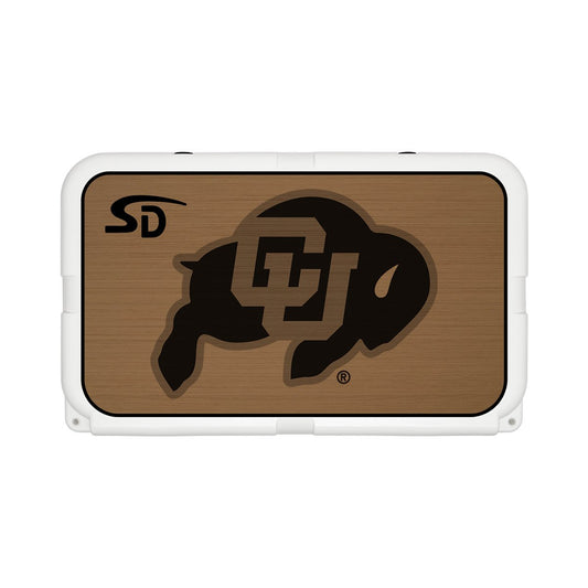 Seadek Collegiate Cooler Pad - YETI Tundra 45 - Mocha / Black, University of Colorado - 57503-80093